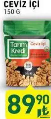 TARIM KREDİ CEVİZ İÇİ 150 G fiyat ve kampanya bilgisi